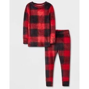 Cat & Jack | Buffalo Check Plaid Christmas Pajama Set